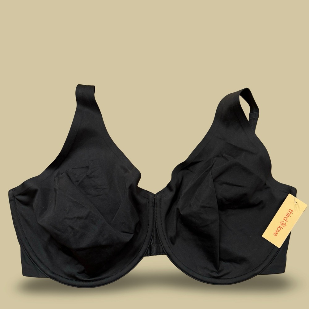 ThirdLove Women's Black Full Coverage Underwire Bra Size 40F NWT Comfort